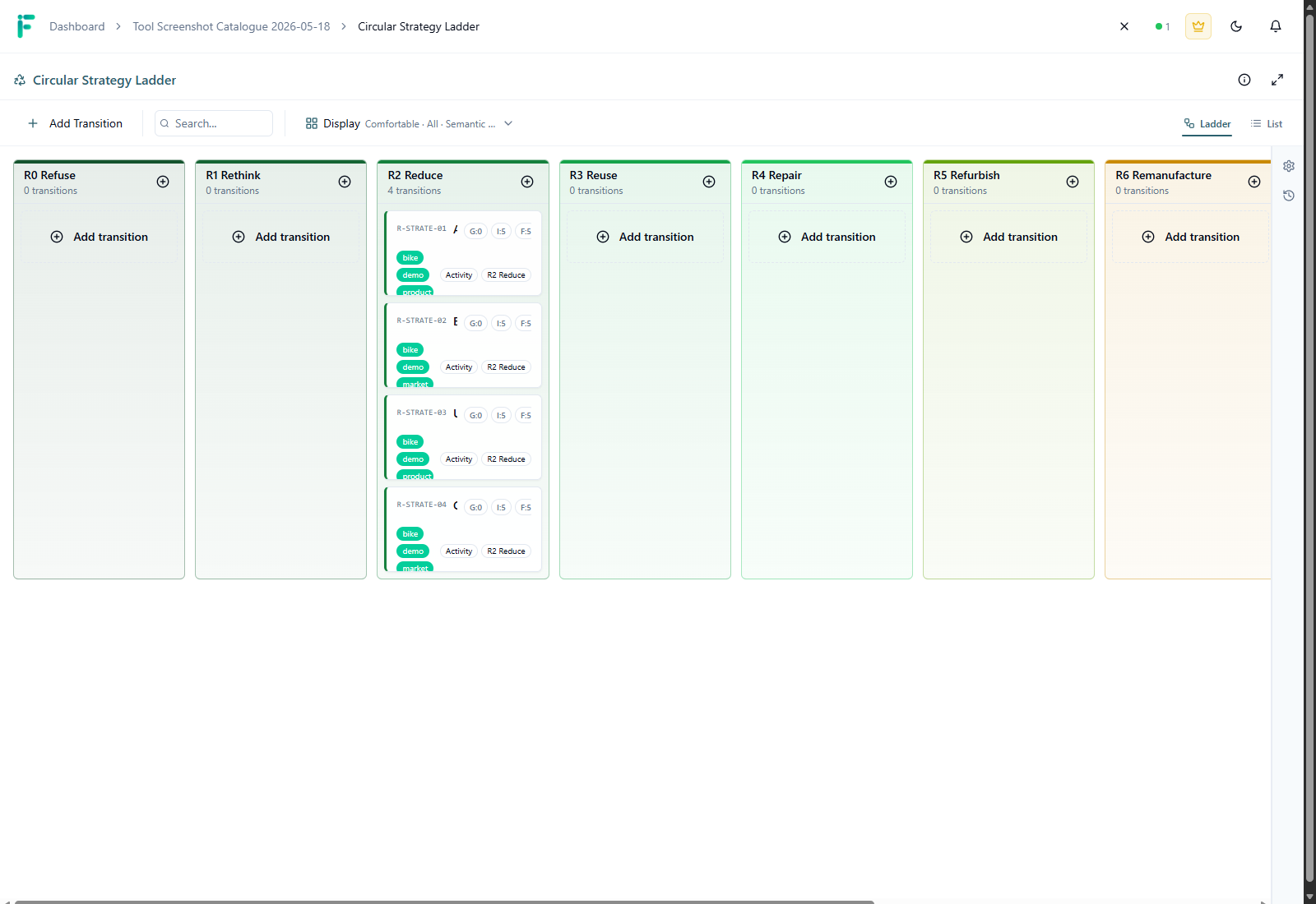 Circular Strategy Ladder screenshot